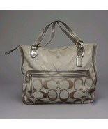 Coach Signature Shoulder Purse J1220-22447 Gold Tone with Hang Tag, Red ... - €20,61 EUR
