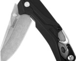 Kershaw 8655 Drivetrain Assisted Rescue Flipper Knife 3.2&quot; D2 Stonewash - $52.25
