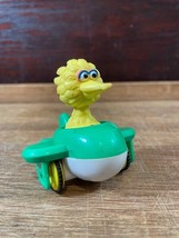 Sesame Street Big Bird in Green Plane Jim Henson Illco Toy Yellow Big Bird - £4.43 GBP