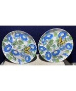 2 Keller Charles 8 Inch Round Plates Butterfly And Morning  Glory Pattern - €5,96 EUR