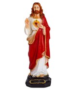 Newven Poly Marble Jesus Statues Christian Gifts Home Decor God Idol Sho... - €50,37 EUR