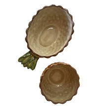 Tropical Pineapple Bowl or Planter Set Vintage Tabletops Unlimited Two Shapes - £33.63 GBP