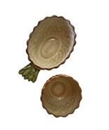 Tropical Pineapple Bowl or Planter Set Vintage Tabletops Unlimited Two S... - £33.24 GBP