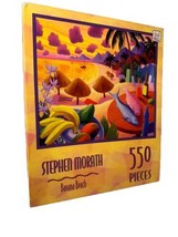 Stephen Morath Puzzle Banana Beach 550 Pieces Fully Interlocking Sealed  - $48.35