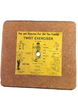 Twist Exerciser Vintage 1950s Home Exercise Equipment Midcentury great graphic - £15.64 GBP