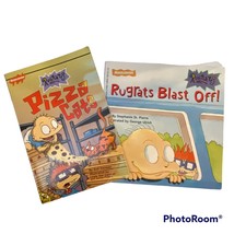 Nickelodeon Rugrats Books Pizza Cats and Blast Off 1997 1999 Lot 2 Vintage - £7.88 GBP