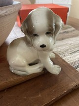 Porcelain 6”  Erphila Germany Cocker Spaniel Puppy Dog Figurine Statue A... - $15.69