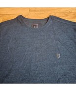 Brava Fashion MARKOVA Crewneck Sweater Mens Size 2XL Elbow Patches Teal ... - £13.98 GBP