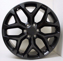 Chevy 20&quot; Satin Black Snowflake Wheels For 2000-2024 Silverado Tahoe Sub... - £817.99 GBP