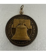 Vintage Liberty Bell Medallion Only  biCentennial USA - $27.68 CAD