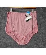 Vanity Fair Sissy Panty LACE Nouveau Slippery Nylon  9/2XL Pretty PINK N... - €34,17 EUR