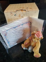 1996 Cherished Teddies Figurine Rose 202886 Everything&#39;s Coming Up Roses... - £11.35 GBP