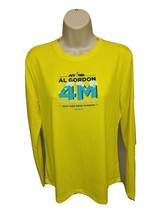 2017 NYRR New York Road Runners Al Gordon 4M Race Womens Large Yellow Jersey - £14.24 GBP