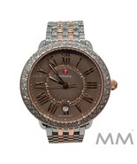 Pre-Owned Michele Serein 36mm Stainless Steel and Rose Gold Watch MW21B0... - $2,188.36 CAD