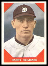 1960 Fleer Baseball Greats #65 Harry Heilmann VG-EX-B108R12 - $29.70