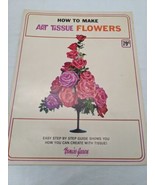 Bemiss Jason How To Make Art Tissue Flowers Vintage Booklet - $13.19 CAD
