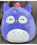 Original Squishmallow Fania the Purple Owl 12&quot; Stuffed Animal Plush By K... - £12.40 GBP