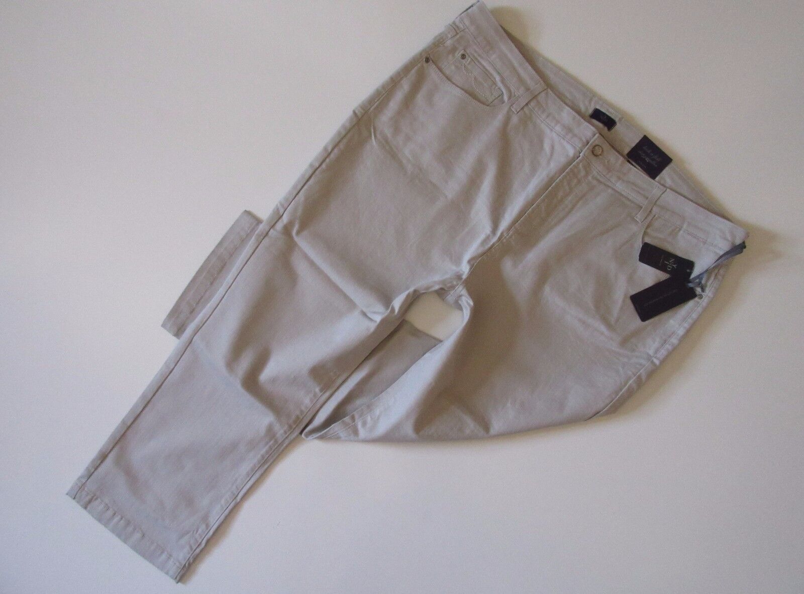 Primary image for NWT Not Your Daughter's Jeans NYDJ Audrey in Stone Stretch Ankle Jeans 24W
