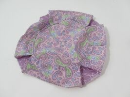 Fisher Price Loving Family Dollhouse Kitchen dining room purple tablecloth - $5.19