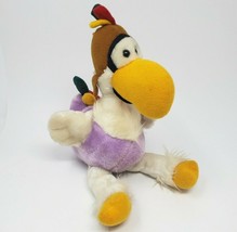 VINTAGE 1982 WALLACE BERRIE PURPLE TURKEY STUFFED ANIMAL PLUSH TOY THANK... - £26.57 GBP