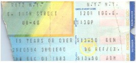 UB-40 Ticket Stub December 1 1983 New York City - $34.64