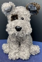 Terrier Dog Stuffed Animal Plush BOGGS Beanie Buddies 100% Ty Silk Puppy 2009 - £12.39 GBP