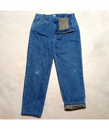 Cabelas Dry Plus Lined Denim Straight Leg Workwear Jeans - Mens Size 36x32 - $475.03 MXN