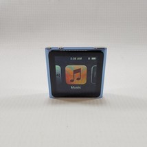 Apple iPod Nano 6th Generation 16GB Blue Model A1366 MC695LL Tested Working - £56.92 GBP