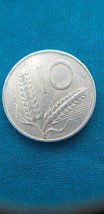 10 Lire - Ears of corn - 1954 - Italian Republic. Very rare coin. - $69.00