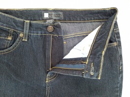 Relativity Size 8 Regular Women&#39;s Blue Dark Wash Denim Jeans Distressed Stretch - £8.24 GBP