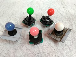 Lot of 5 SANWA Arcade Joysticks From Various Arcade Games AS-IS - $133.65