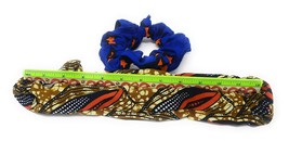 Extra Large African Print Scrunchies Jumbo Women Ankara Scrunchy Headban... - $31.23