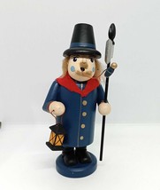 Vintage Wooden Night Watchman Smoker Raucher 8&quot; - $742.89 MXN