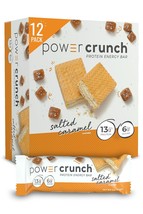 Power Crunch Protein Wafer Bars, High Protein Snacks with Delicious Taste, Salte - £31.85 GBP