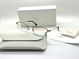 NEW FRED Eyeglasses OPTICAL Frame FG50007U 030 GOLD /BLACK  54-19-145MM ... - $473.36