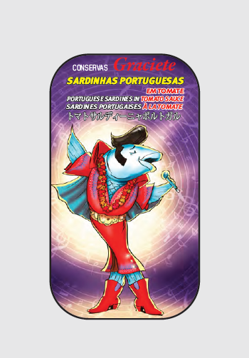 GRACIETE - Gourmet Canned whole Sardine in Tomato sauce - 4.23oz x 5 cans - $42.95