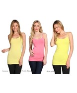 M. Rena High Quality Extra Soft Spaghetti Strap Tank Seamless Camisole - $22.00