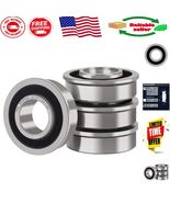 3/4&quot; ID x 1-3/8&quot; OD Flanged Ball Bearings - Set of 4 for Reliable Perfor... - $31.87 CAD