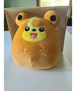 Pokemon Teddiursa 10&quot; Squishmallows Plush Stuffed Animal EUC  - $19.42 CAD