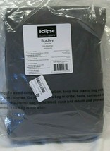 Eclipse Absolute Zero Home Theater Blackout Bradley Charcoal Back Tan Rod Pocket - $12.86