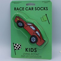 Race Car Kids Socks One Size Fits Children Ages 4-8 - £8.99 GBP