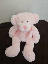 Target Circo Adventure Animal Teddy Bear Pink Stuffed Plush Bow Gingham Bow 12" - $19.78