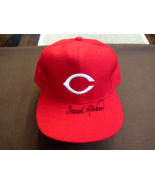 FRANK ROBINSON 500 HR CLUB REDS HOF SIGNED AUTO PRO MODEL NEW ERA CAP JS... - €213,94 EUR