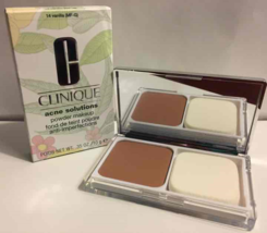 NIB Clinique Acne Solutions Powder Makeup 14 Vanilla (MF-G) Dry Combo Oi... - £11.98 GBP