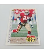 1992 Upper Deck Dana Hall #410 Rookie Force San Francisco 49ers Football... - $1.44