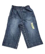 Gymboree Baby Jeans 18-24 Months Blue Denim Cargo Sock Monkey &amp; Friends ... - $25.74