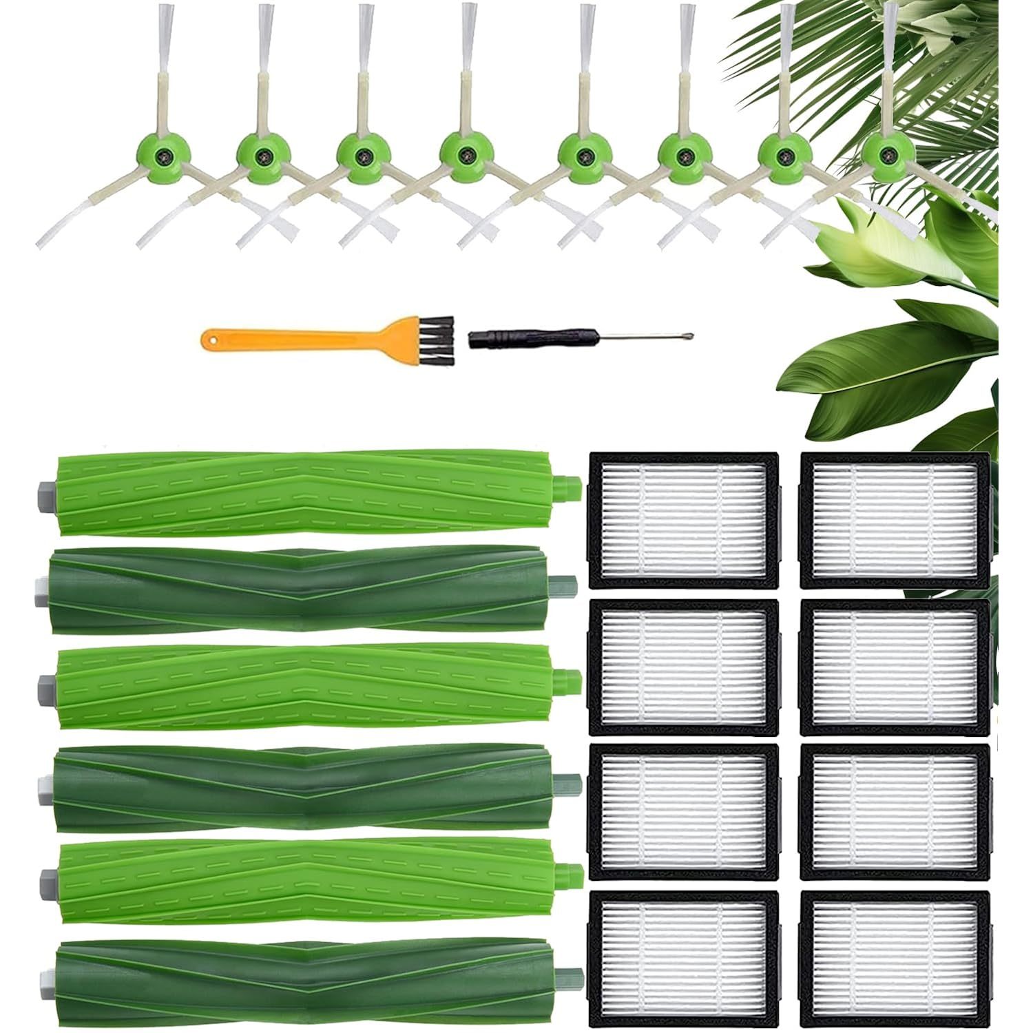 19 Pack Replacement Parts For Irobot Roomba E5 E6 I1 I2 I3 I4 I5 I6 I7 I8 J5 J7