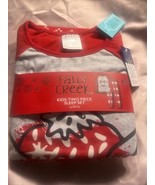 2Pc Falls Creek Sleepwear Llama Smow Theme PJ Set Long Sleeve Top/Pant -... - $30.57