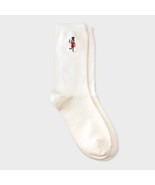 Auden Women&#39;s Supersoft Embroidered Holiday Nutcracker Crew Socks 1 Pair... - $224.47 MXN