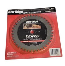 Acu-Edge 7-7 ¼&quot; 40T 11-204 Carbide Tipped Plywood Saw Blade Universal Arbor - £15.97 GBP